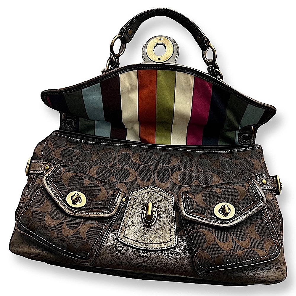 Vintage Coach 65th Anniversary Legacy Signature Series Bag
